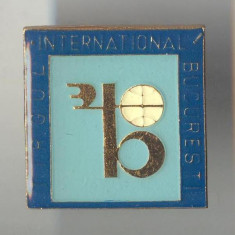 Insigna veche TIB - Targul International Bucuresti 1970