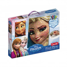 Puzzle Fantacolor Pixel Quercetti, 6600 piese, model Frozen foto