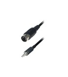 Cablu audio stereo 1.5m 3.5 mm JACK tata - 5PIN DIN tata, Oem