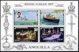Anguilla 1977 - Silver Jubilee, bloc neuzat
