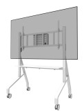 Stand podea mobil/fix 65-110 125kg alb Stand podea mobil/fix 65-110&quot; 125kg alb