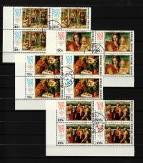 Timbre Togo, 1976 | Crăciun - Picturi sacrale | Blocuri de 4v | aph foto