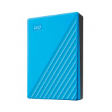 Hdd extern wd my passport 4tb 2.5 usb 3.2 compatibil cu windows albastru