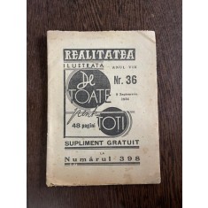 Realitatea Ilustrata Anul VIII Nr. 36 9 septembrie 1934