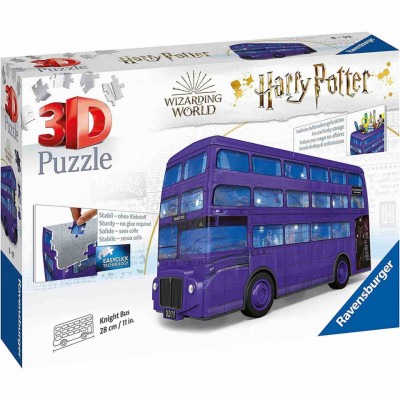 Puzzle 3D Harry Potter Autobuz, 216 Piese foto