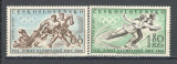 Cehoslovacia.1960 Olimpiada de iarna SQUAW Valley XC.295, Nestampilat