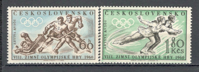 Cehoslovacia.1960 Olimpiada de iarna SQUAW Valley XC.295