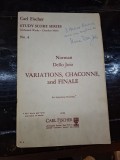 Variations, Chaconne, and Finale (cu dedicatie pentru Mircea Basarab) - Norman Dello Joio