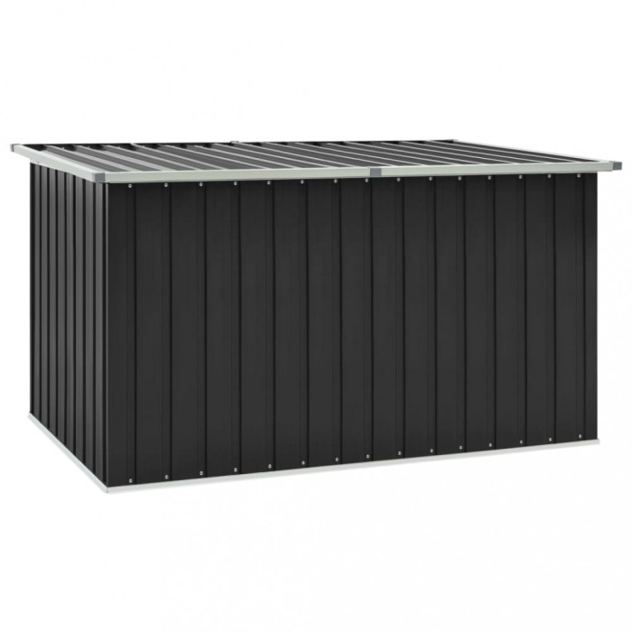 vidaXL Ladă de depozitare pentru grădină, antracit, 171 x 99 x 93 cm