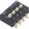 Intrerupator DIP, 2 pozitii, montare SMT, 4 sectiuni, OMRON OCB - A6SN4104