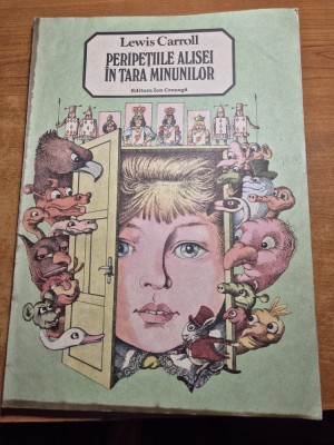 carte pentru copii - peripetiile alisei in tara minunilor-anul 1987 -format mare foto