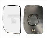 Sticla oglinda exterioara dreapta TYC Ford Transit 202006, convexa si incalzita, geam retrovizor principal, pentru inlocuirea sticlei originale, TYC
