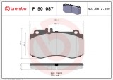 BREMBO P 50 087 PRIME LINE set placute frana,frana disc