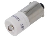 Lampă LED BA9S/T10 12V DC/AC albă din plastic -20&divide;60&deg;C