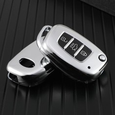 Husa Tpu Compatibila cu Cheie Briceag Hyundai Sonata Silver Model 2