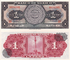 MEXIC 1 peso 1970 UNC!!! foto