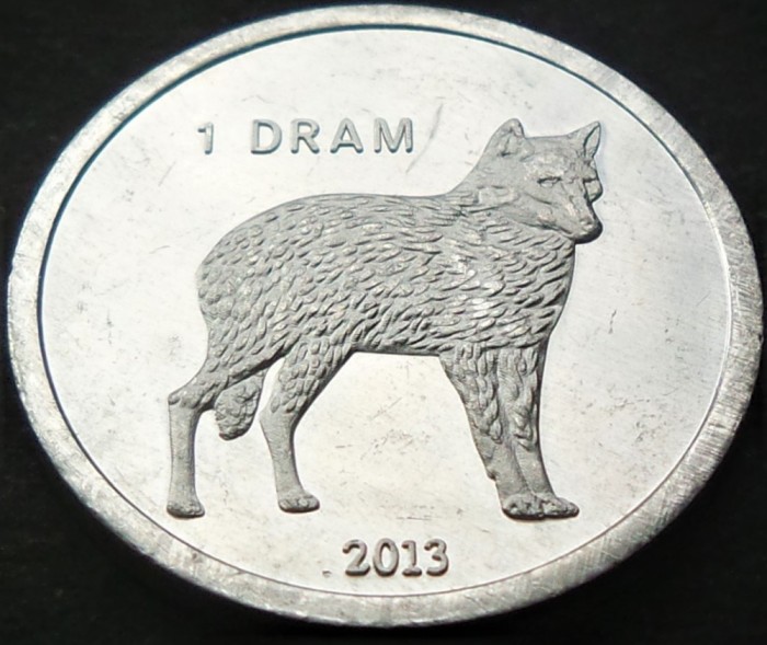 Moneda exotica 1 DRAM - NAGORNO KARABAH, anul 2013 *cod 2540 B