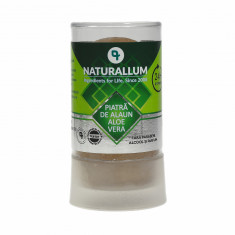 Deodorant piatra de alaun cu Aloe Vera, Naturallum 120g foto