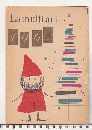 bnk cld Calendar de buzunar 1966 - La multi ani !