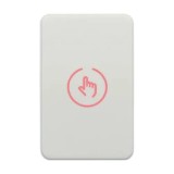 Buton de iesire Touch, plastic alb, montaj aparent, 12-24 Vcc, NO-NC-COM, LED, 86 x 55 mm CSB-86-P1, Csaccess
