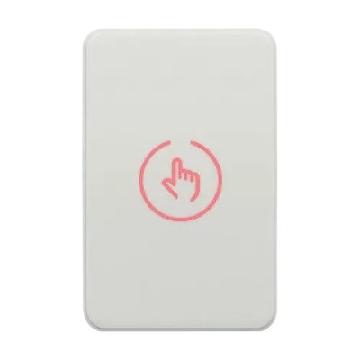 Buton de iesire Touch, plastic alb, montaj aparent, 12-24 Vcc, NO-NC-COM, LED, 86 x 55 mm CSB-86-P1 foto