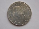 10 SCHILLING 1971 AUSTRIA-argint, Europa