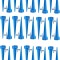 Set 30 picuratoare pentru irigare, ABS, 2.8x13.5 cm, Albastru