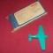 Macheta Aeromodel vechi POLONEZ,plastic(de)construit,ambalaj original,T.GRATUIT