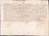HST PM240N Bulă papală emisă de Papa Benedict al XIV-lea, 1749, pe pergament