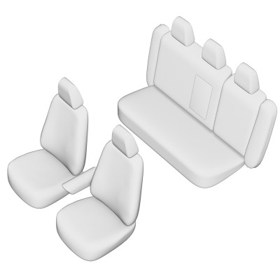 Set Huse Scaun Umbrella Pentru Vw Golf 5 2004-2010 (Bancheta Fractionata) 499551 56006_KV_DB foto