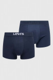 Levi&#039;s boxeri 2-pack bărbați, culoarea bleumarin 37149.0827-002