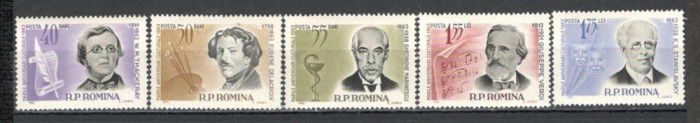 Romania.1963 Aniversari personalitati XR.462