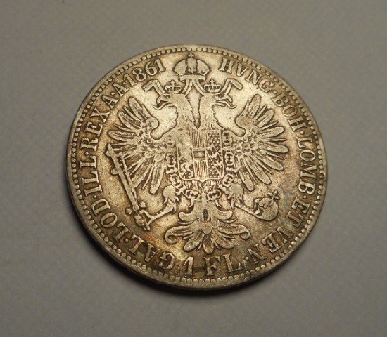 1 florin 1861 A