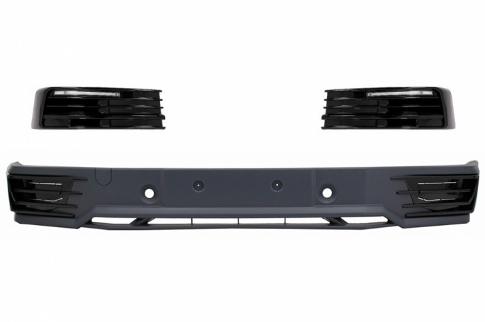 Prelungire Bara Fata Extensie Add-on cu Lumini de zi cu LED DRL VW Transporter T6 (2015-up) Performance AutoTuning