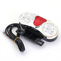 Lampa SPATE stop semnalizare 36V 48V 60v scuter electric vizibila