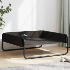 vidaXL Pat &icirc;nălțat pentru c&acirc;ini, antracit, țesătură Oxford și oțel 172602