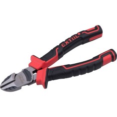 EXTOL PREMIUM cle?te lateral, 190mm, maner dublu ro?u/negru TPR, 20% for?a suplimentara, suport de unelte cu carlig foto
