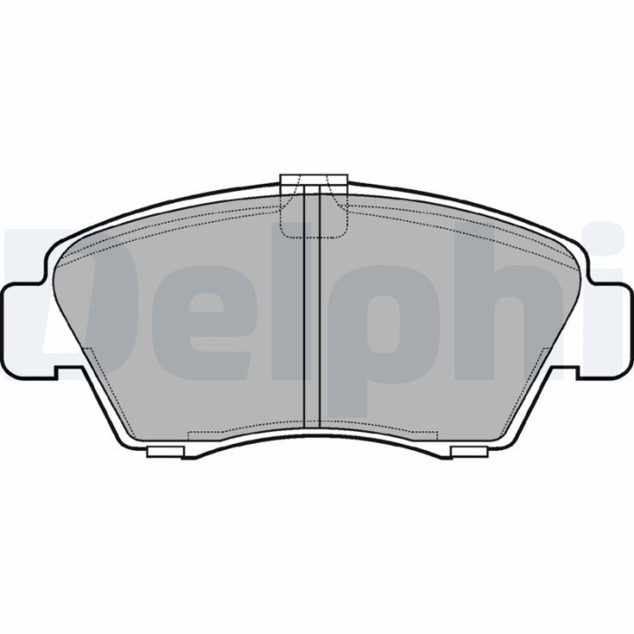 DELPHI LP810 set placute frana,frana disc