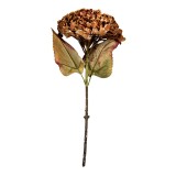 Cumpara ieftin Hortensie artificiala maro verde II 15x15x47 cm