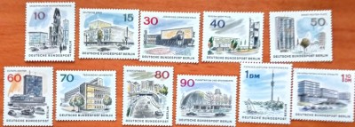 BERLIN -Serie veche -peisaJe&amp;#039;- Set complet 11val- MNH- NESTAMP. -vezi scan foto