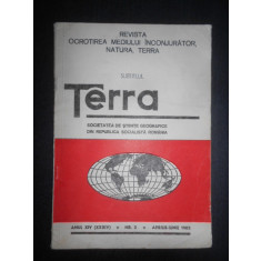 Terra. Revista. Societatea de stiinte geografice. 2 Aprilie - Iunie 1982