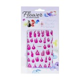 Autocolante Unghii Autoadezive INGINAILS XF3282 Roz - Decoratiuni Unghii, Nail Art, Manichiura