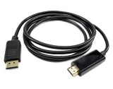 Cablu DisplayPort (DP) la HDMI ACTIVE, 1.8m, tata, conductor cupru, conectori auriti