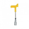 Cheie articulata cu maner plastic pentru bujii 16 mm, 260mm