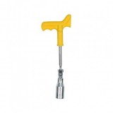 Cheie articulata cu maner plastic pentru bujii 21 mm, 260mm