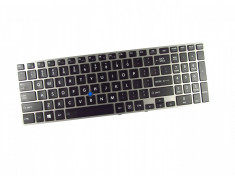 Tastatura Toshiba Tecra Z50-A iluminata us cu mouse pointer foto