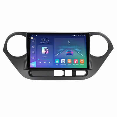 Navigatie dedicata cu Android Hyundai i10 2013 - 2019, 4GB RAM, Radio GPS Dual foto