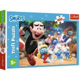 PUZZLE TREFL 100 STRUMFII LECTIILE LUI PAPA STRUMF, TREFL 100P