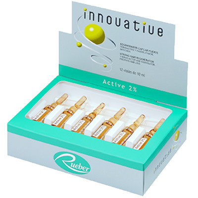 Fiole Cresterea parului si Anticadere Active 2%, Innovative Rueber 12*10ml foto