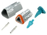 Conector cablu-cablu mufă tată mamă AT PIN: 3 13A